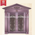 Factory Custom Luxury Entrance Bronze Door, Double Swing Copper Door